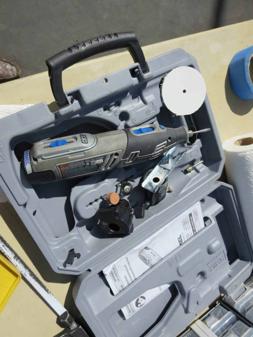 A tool box with tools in it